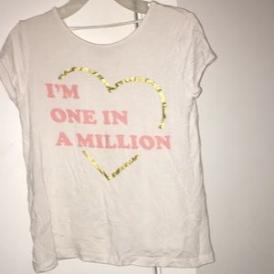 A  cute white T-shirt